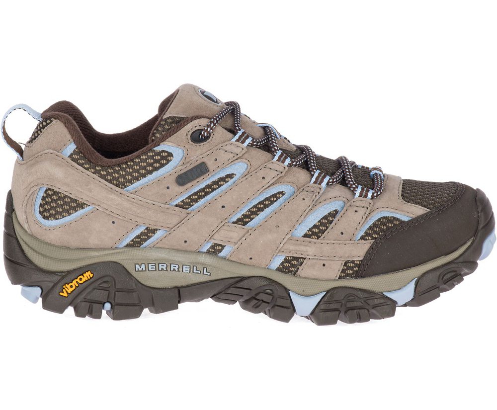 Merrell Vandresko Dame - Moab 2 Waterproof - Grå - KIR732910